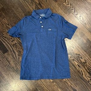 Vineyard Vines Edgartown Polo. Men’s size small. Navy heather color.